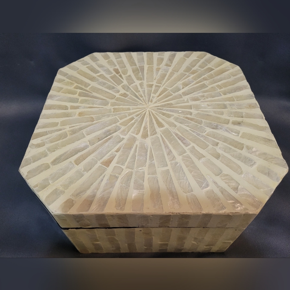 Octagonal Mosaic Decorative Box
